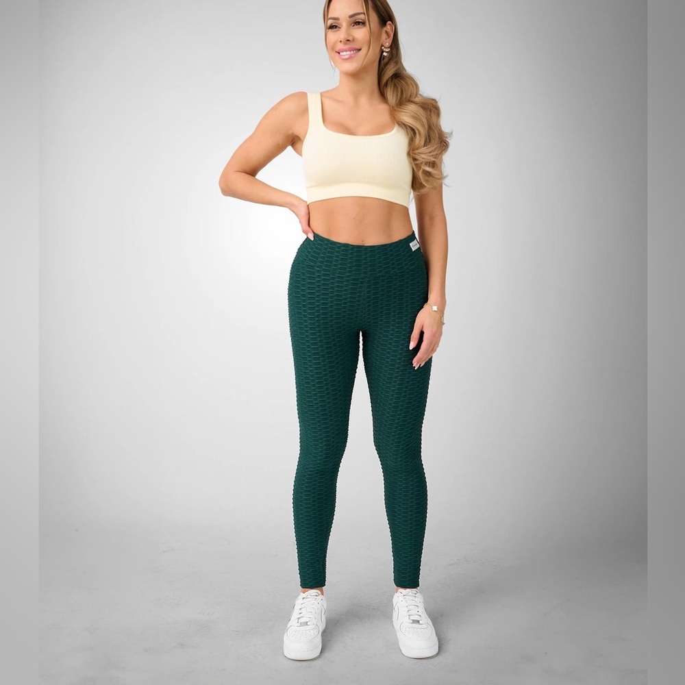BoomBooty Green (Teal) Classic Anti-Cellulite Leggings